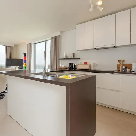 דירה Penthouse App Aan Zee Met Uniek Dakterras - 5p ניופורט