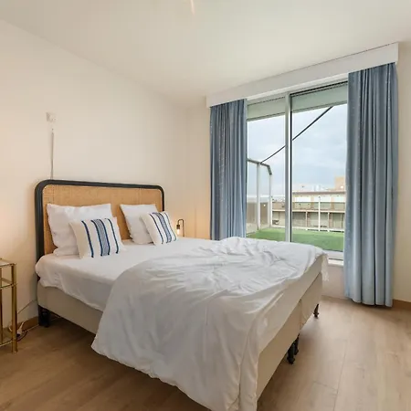 Penthouse App Aan Zee Met Uniek Dakterras - 5p דירה ניופורט