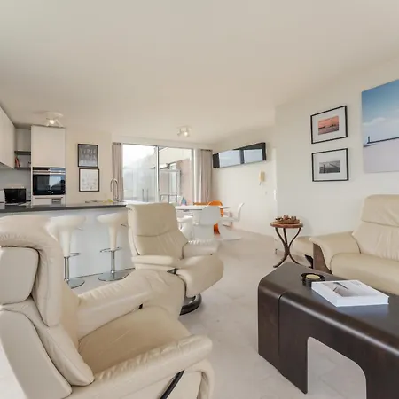 Penthouse App Aan Zee Met Uniek Dakterras - 5p דירה ניופורט