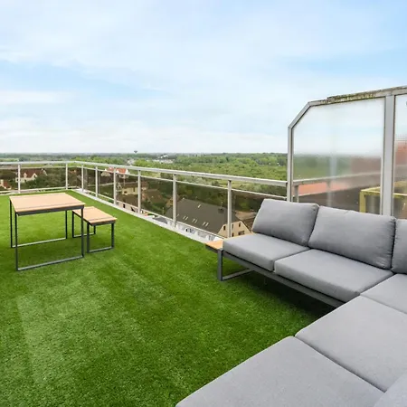 Penthouse App Aan Zee Met Uniek Dakterras - 5p דירה